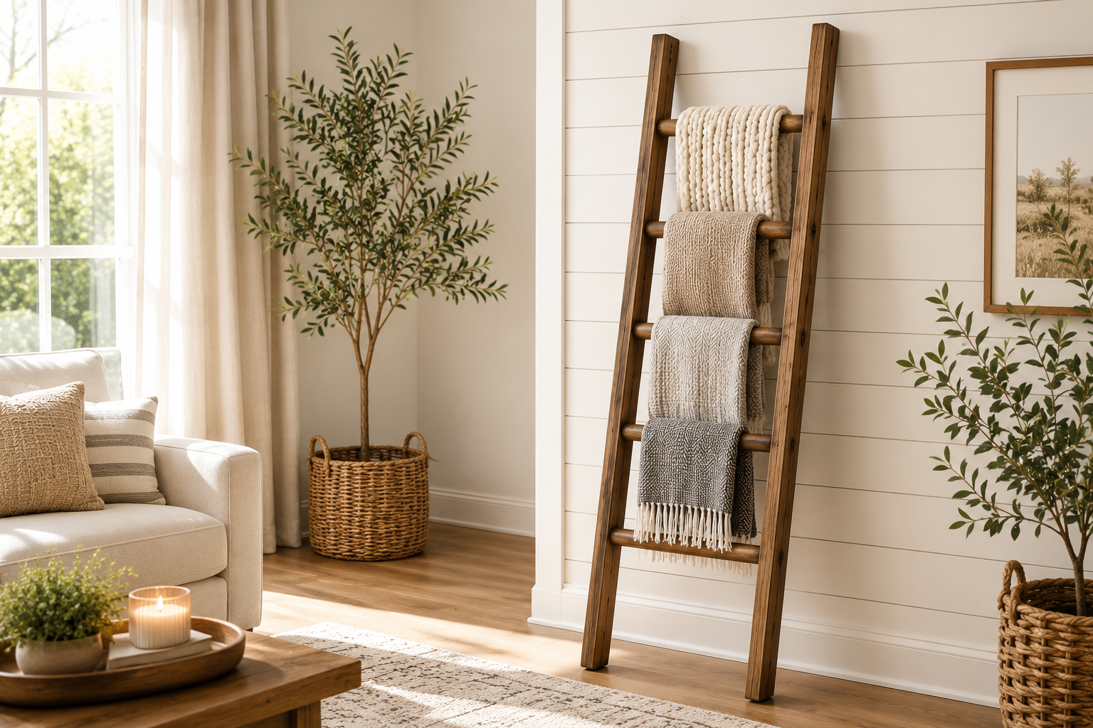 DIY Blanket Ladder: Simple, Functional, Beautiful
